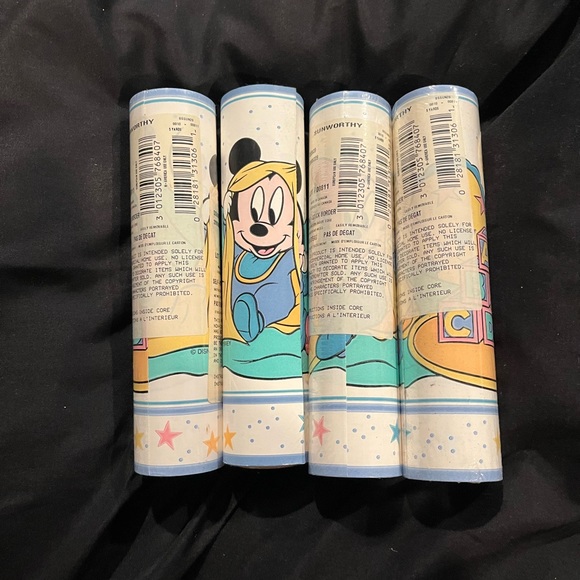 Baby Mickey and Minnie self stick boarders - Picture 4 of 4